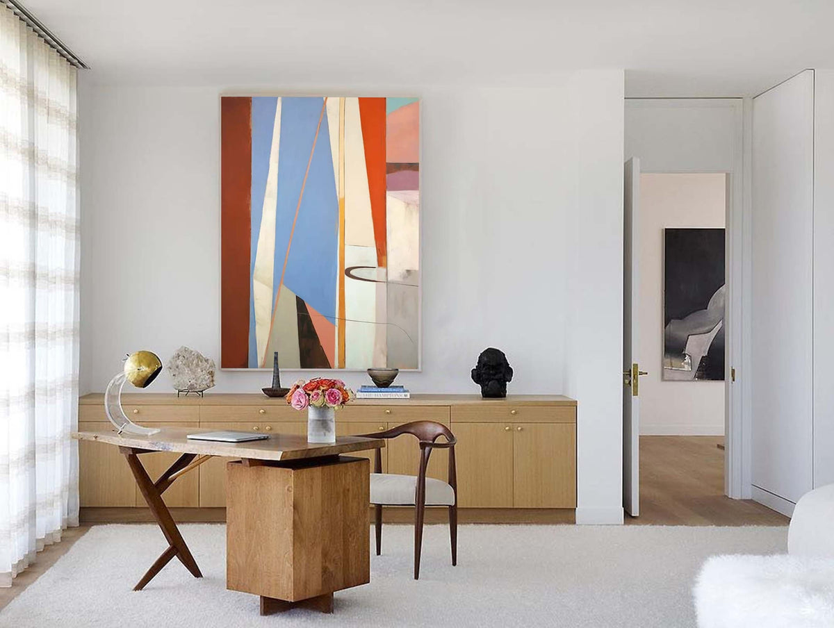 Wall Art Abstract Modern Elegant Geometric