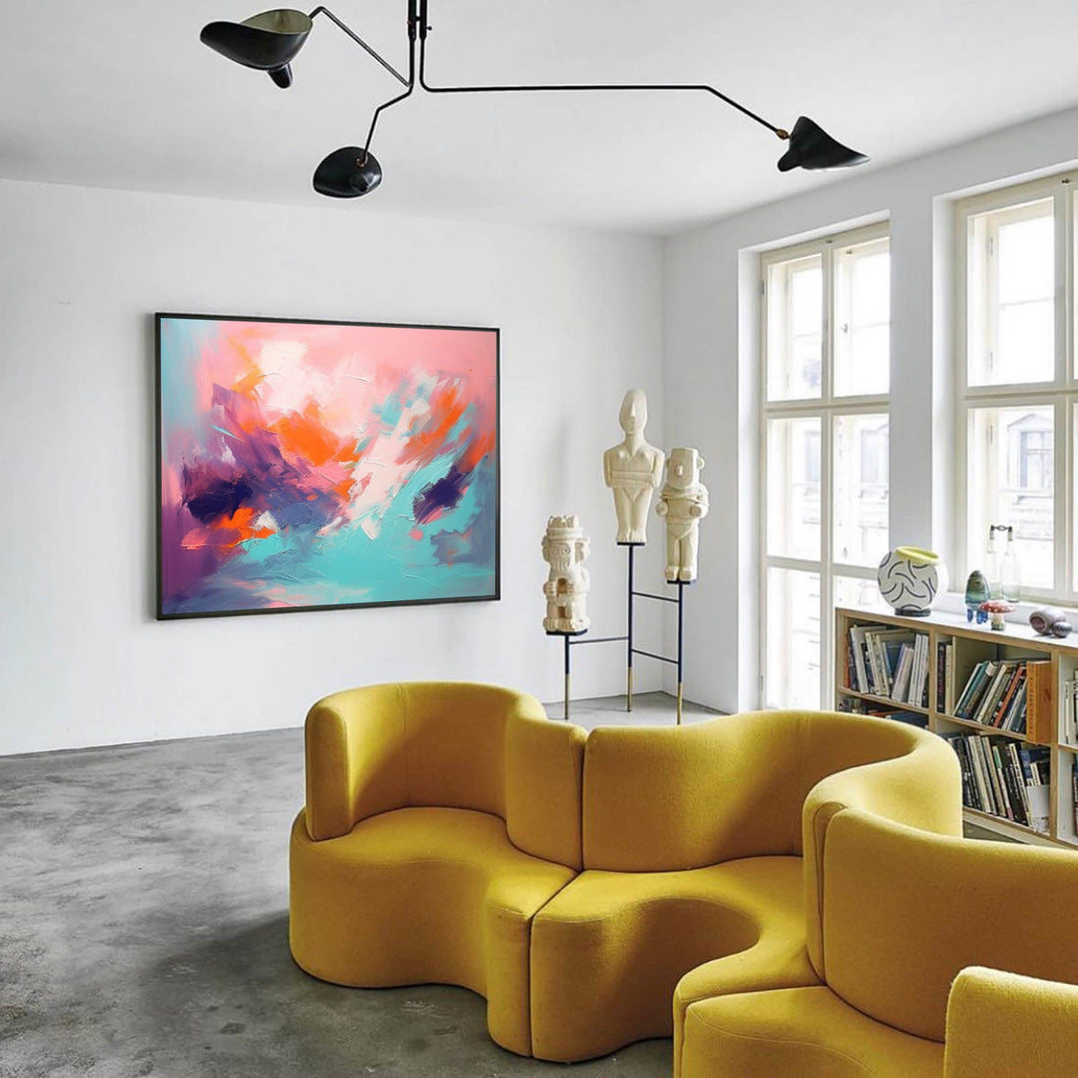 Wall Art Elegant Neutral Abstract