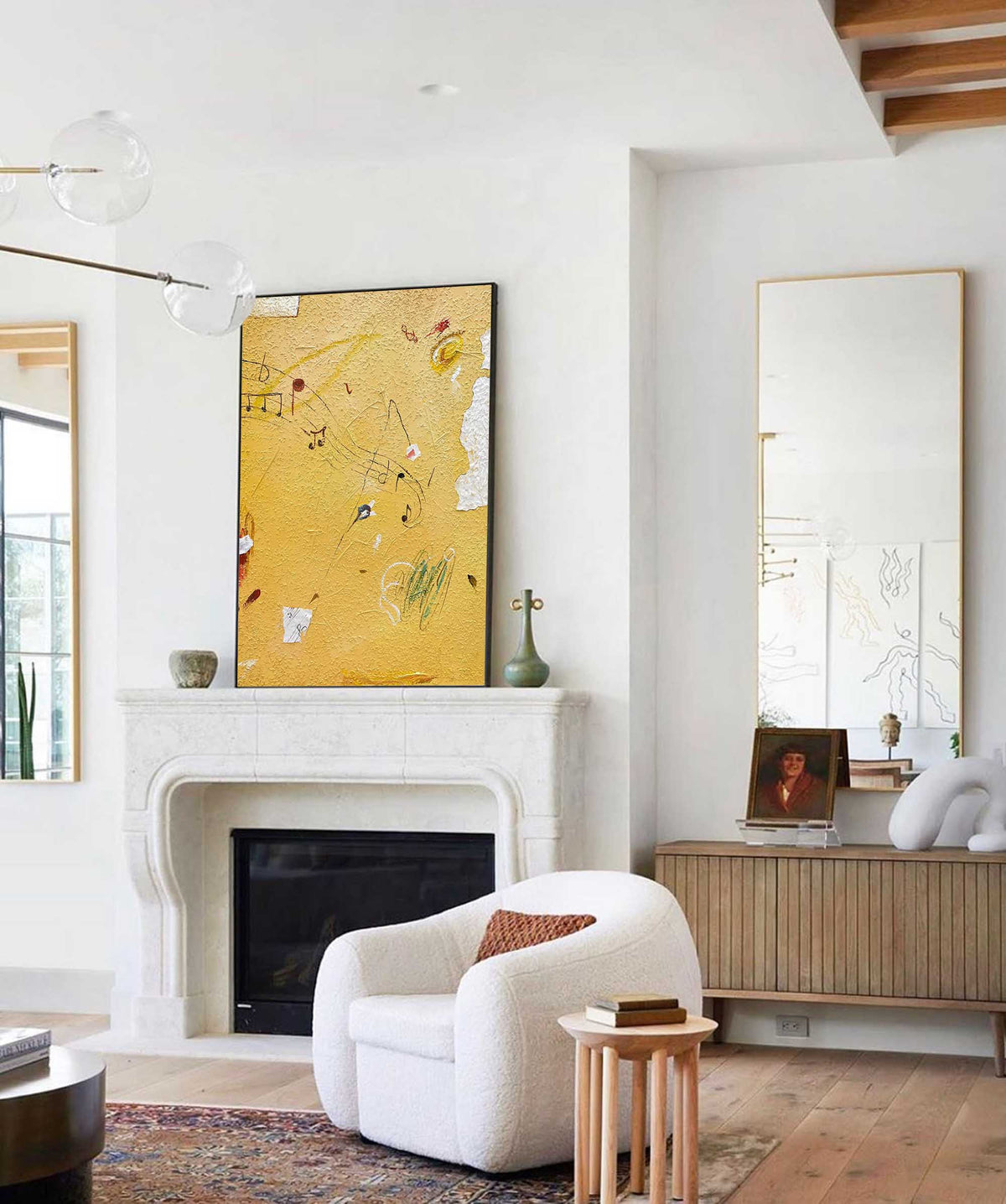 Wall Art Minimalist Vibrant Geometric Abstract