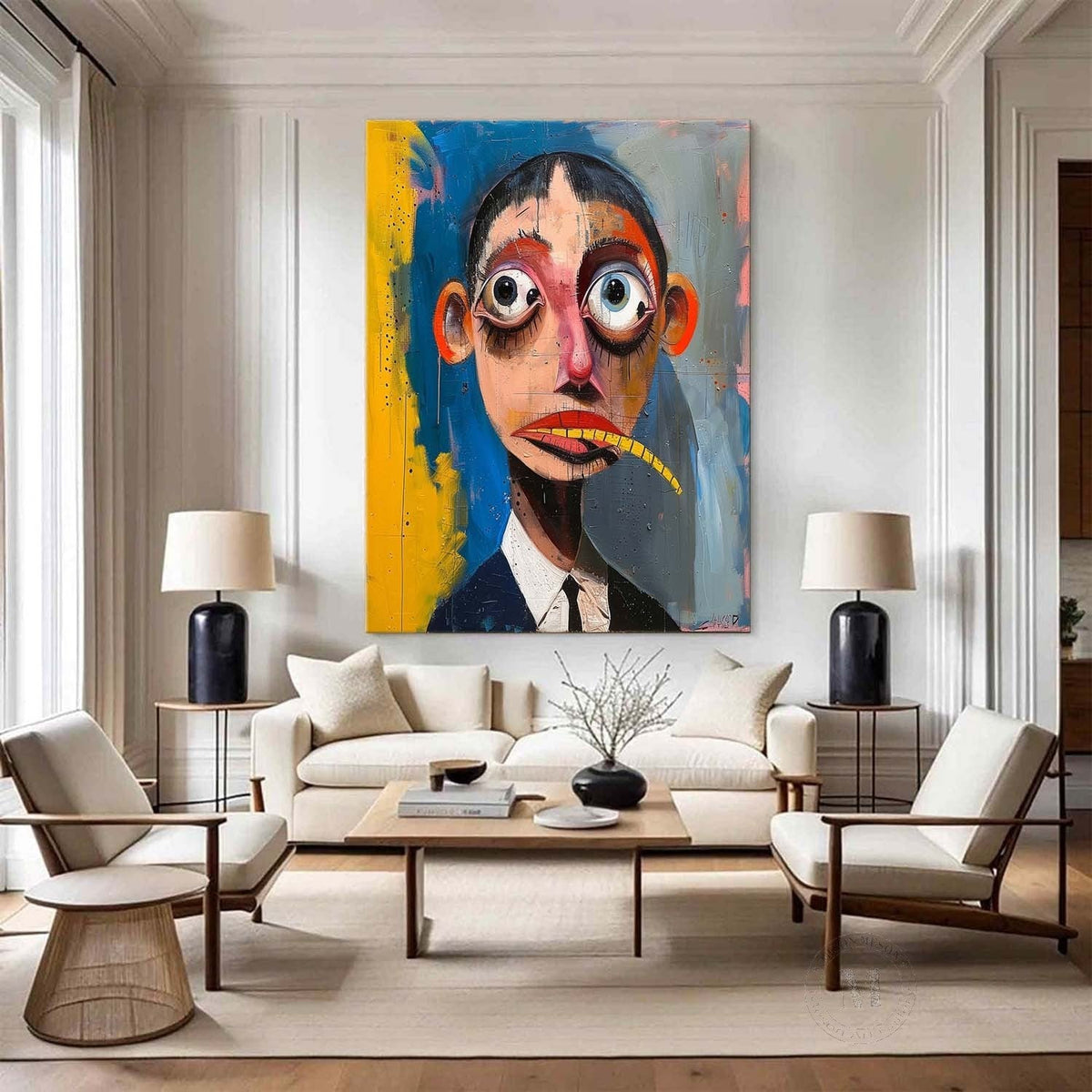 Wall Art Neo Expressionist Surreal Portrait