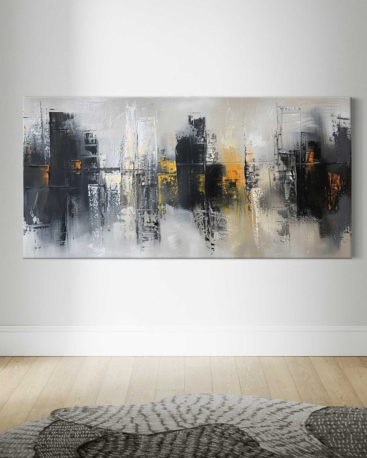 Wall Art Impressionist Urban Cityscape Skyscraper