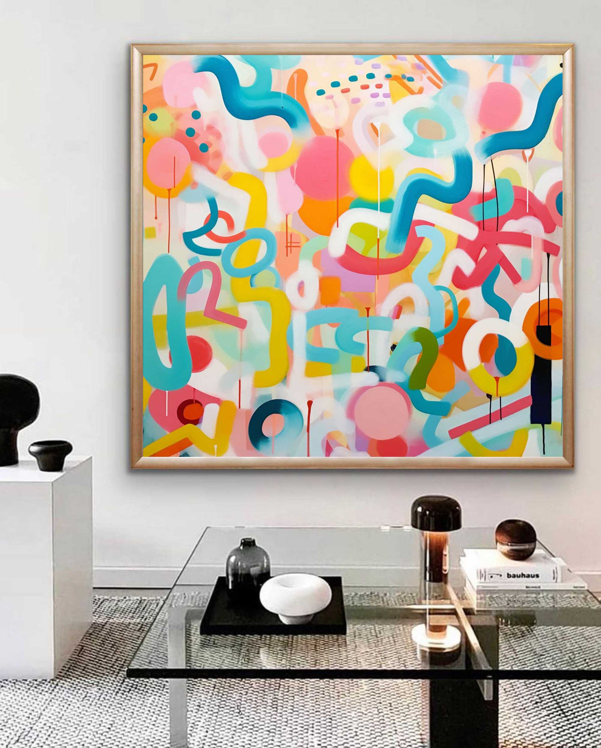 Wall Art Playful  Abstract Energetic Fashion
