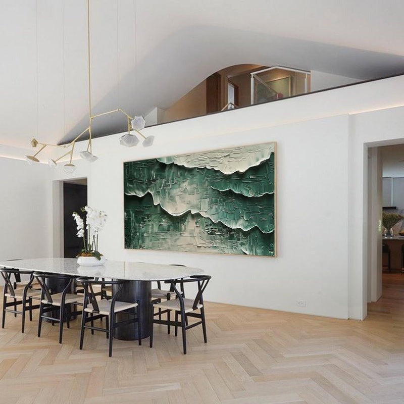 Wall Art Horizontal 3D Impasto Plaster