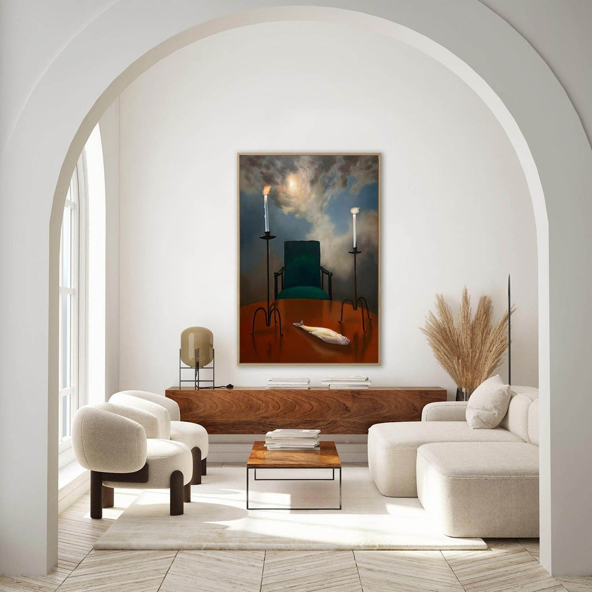 Wall Art Surreal Textured Still Life Fish