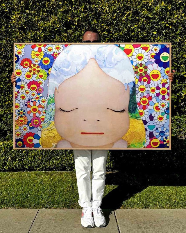 Wall Art Yoshitomo Nara Girl Murakami Flower