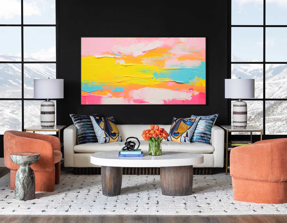 Wall Art Abstract Playful Energetic Pop
