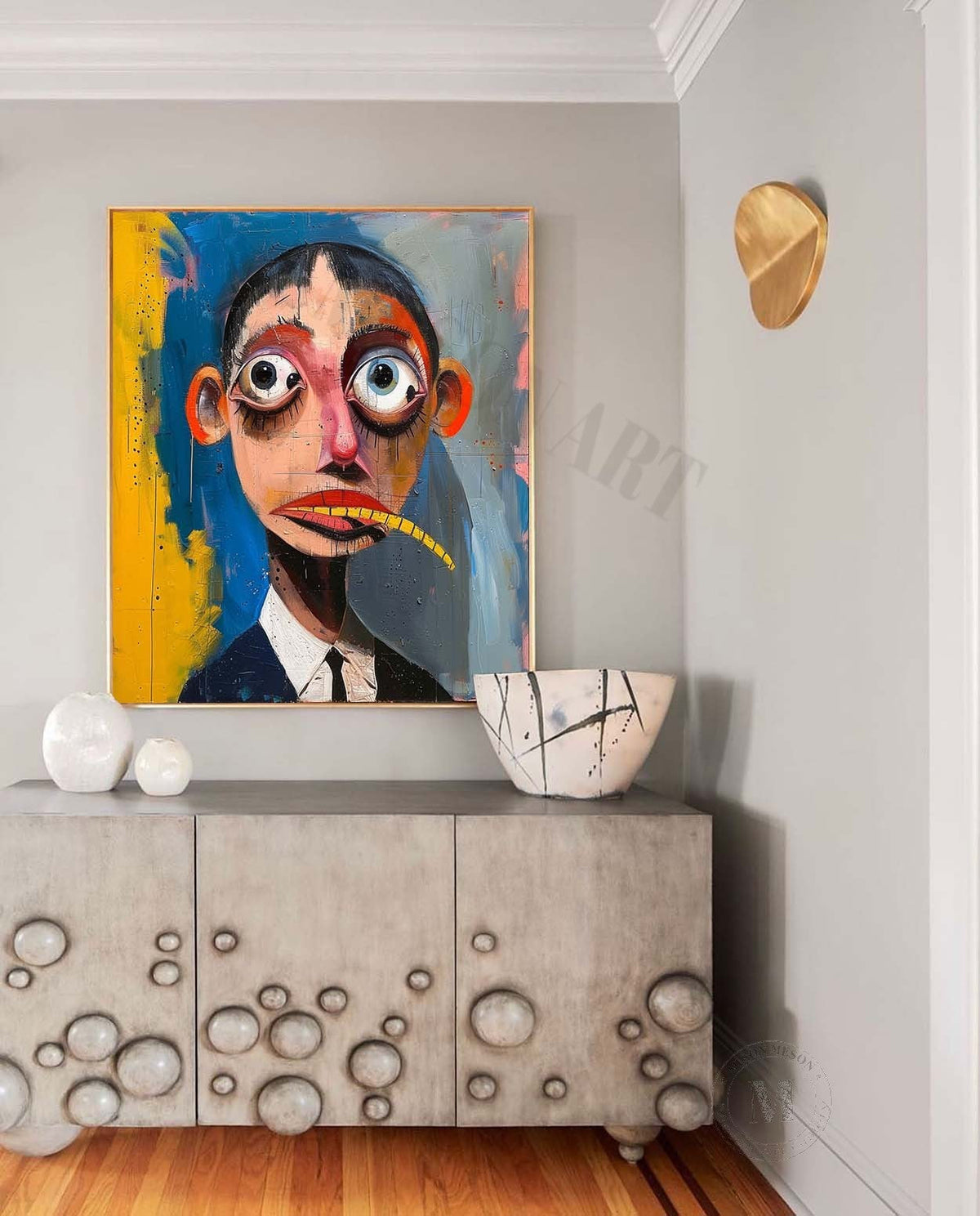 Wall Art Neo Expressionist Surreal Portrait