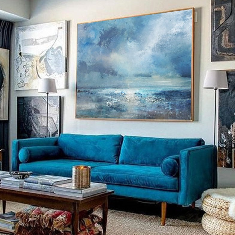 Luminous Seascape Painting Horizontal