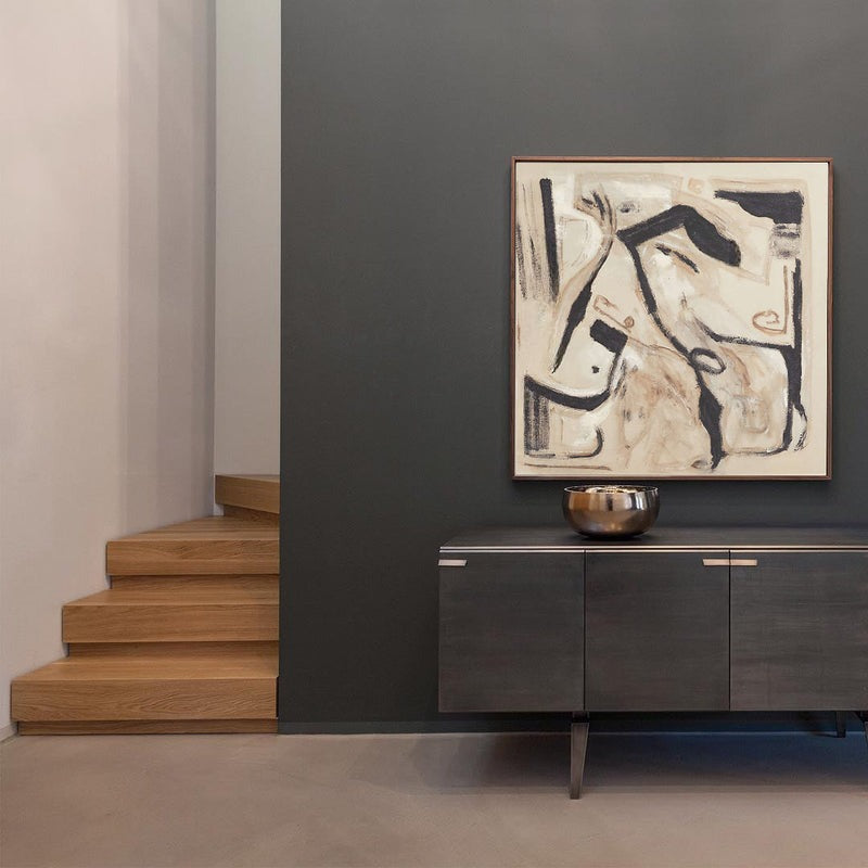 Gestural Earthy Abstract Painting