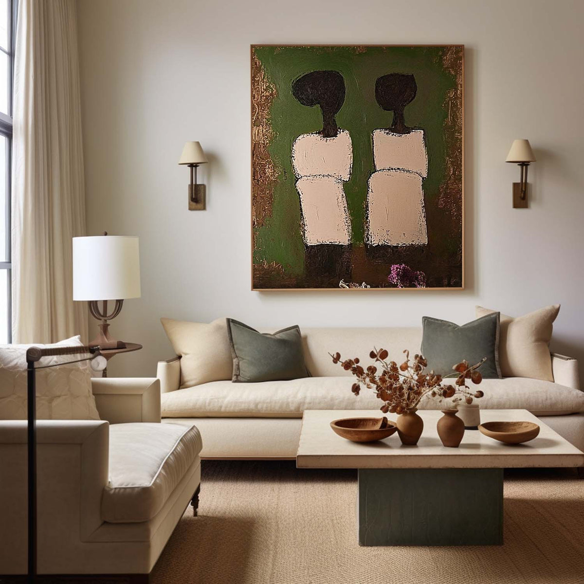 Wall Art People Modern Scandinavian Natural