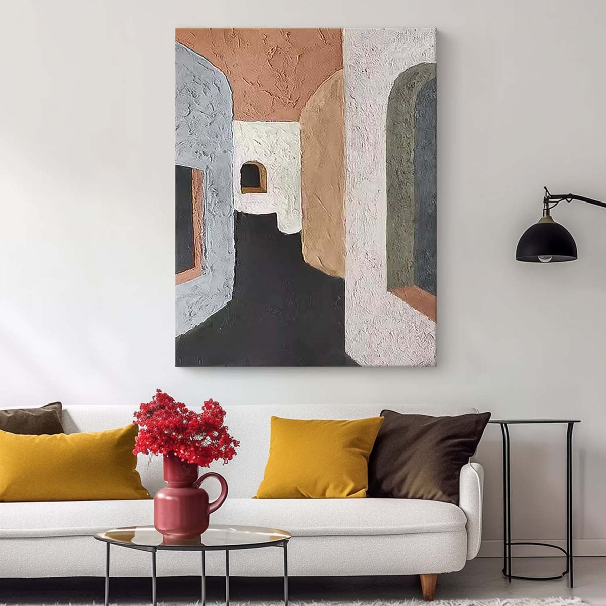 Wall Art Abstract Contemporary Energetic Design
