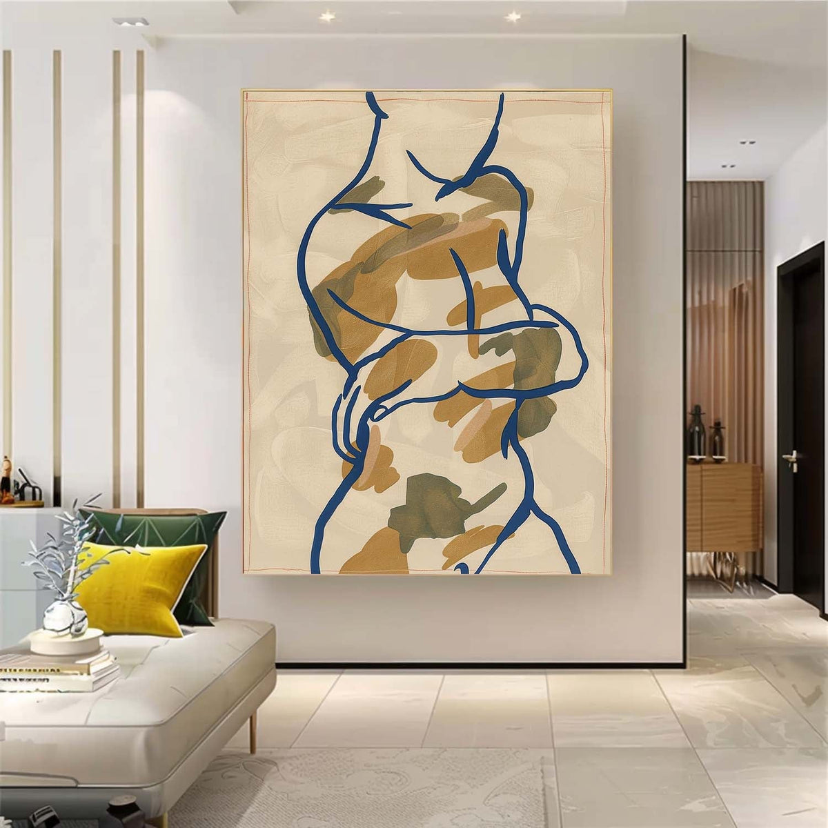Wall Art Abstract People Contemporary Playful