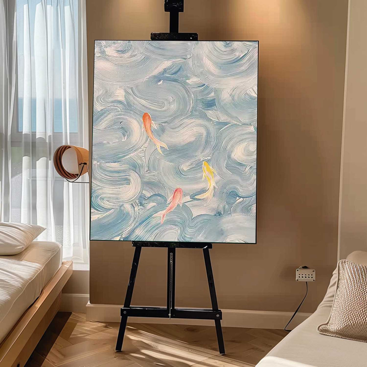 Wall Art Abstract Impressionist Zen Atmosphere