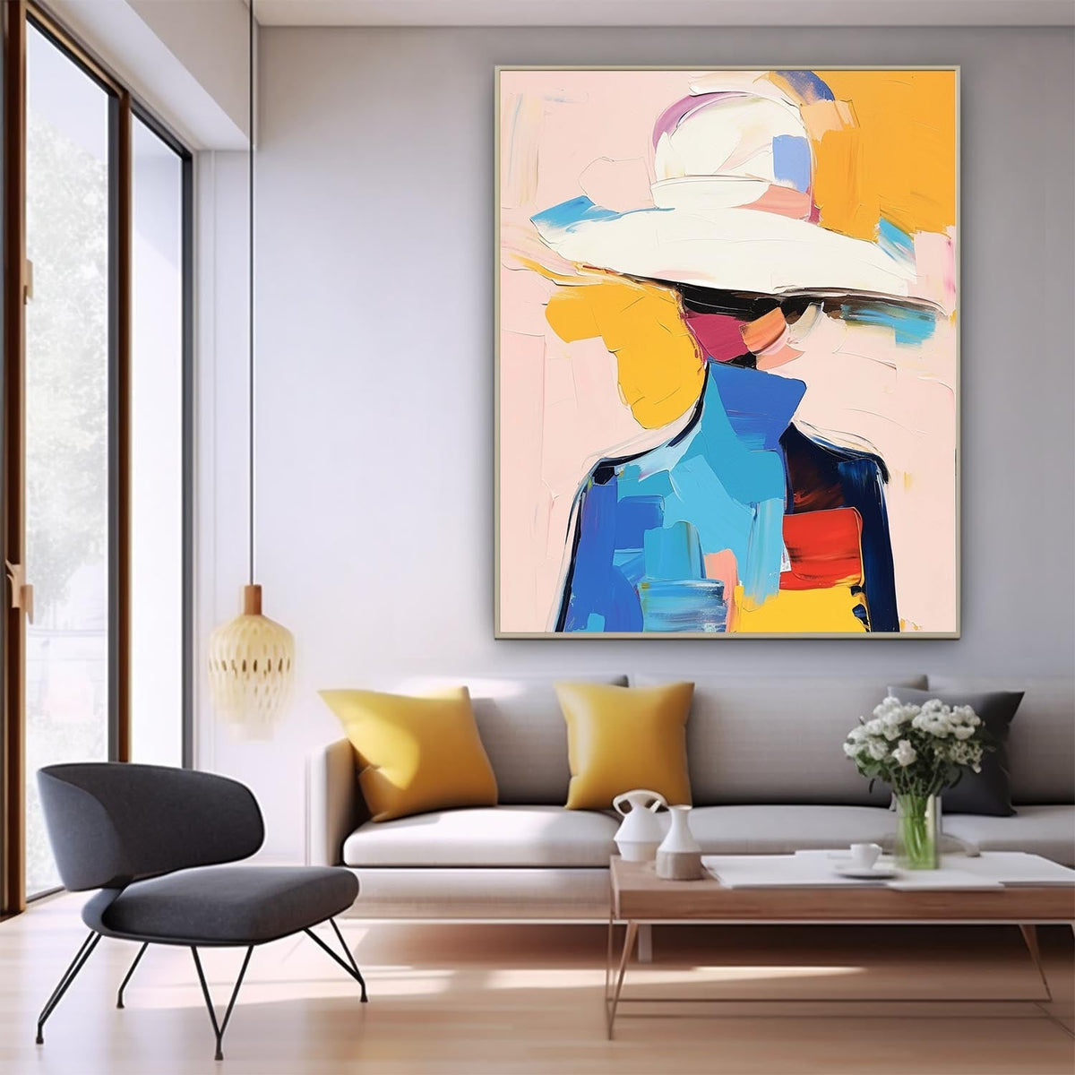 Wall Art Expressive People Modern Abstract