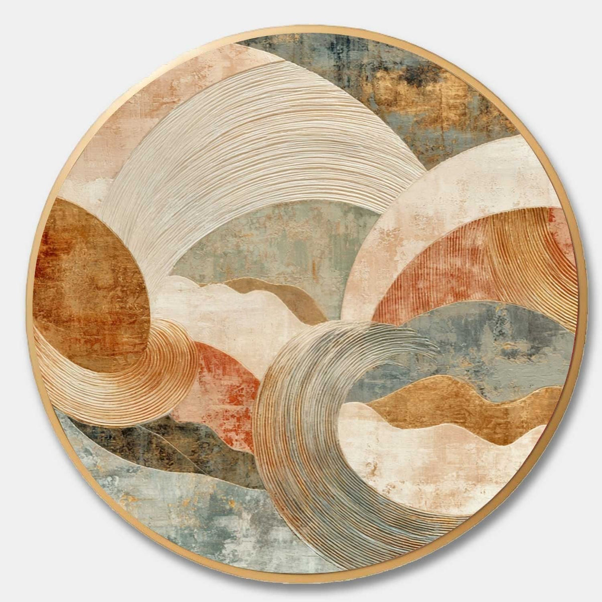 Wall Art Minimalist 3D Gold Blocks