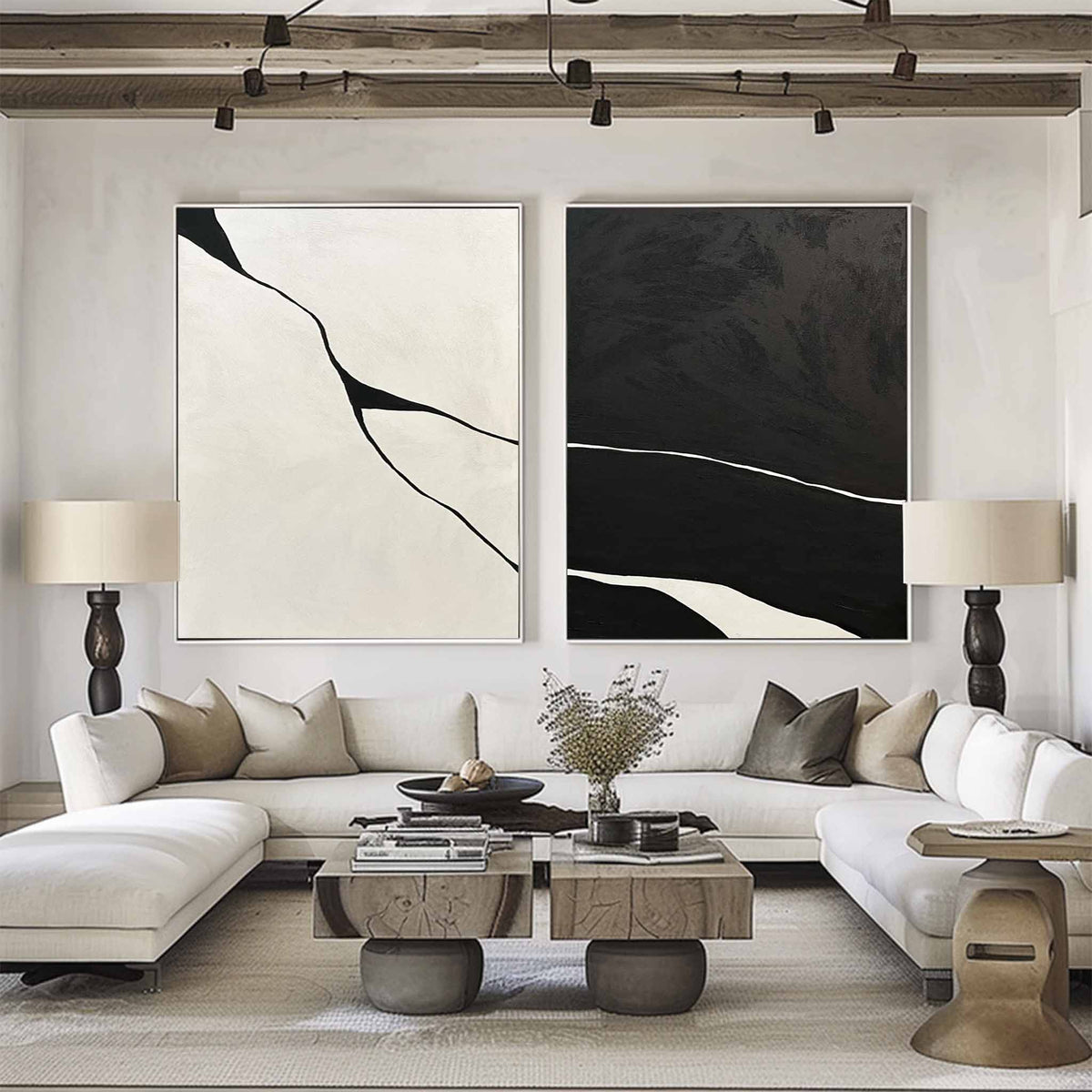 Set of 2 Abstract Art