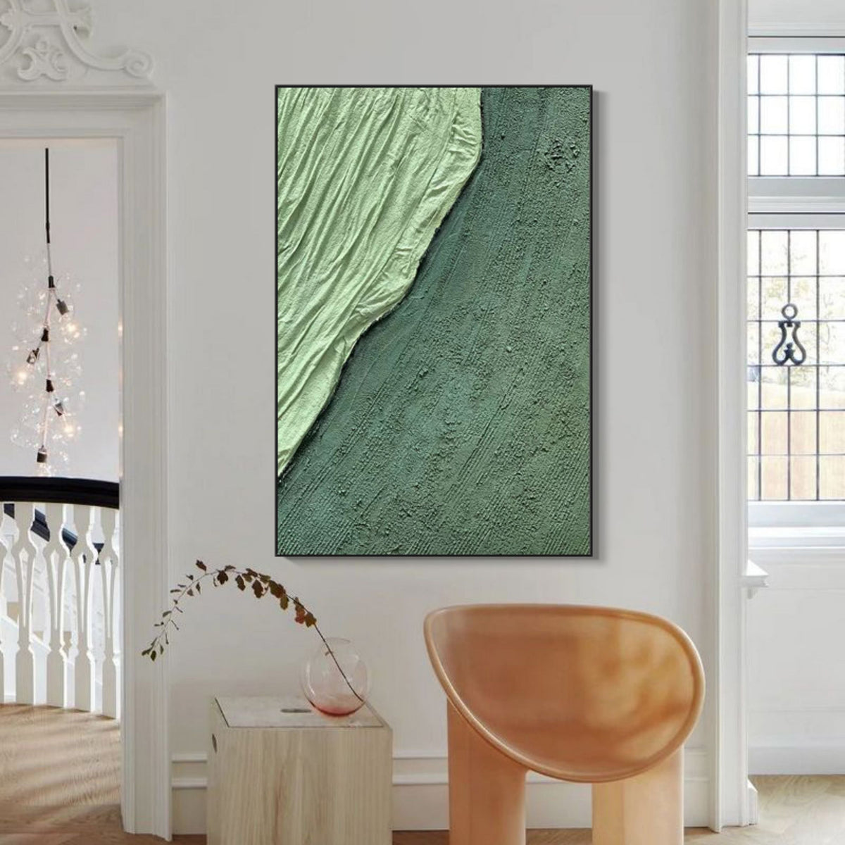 Wall Art Minimalist 3D Sage Green