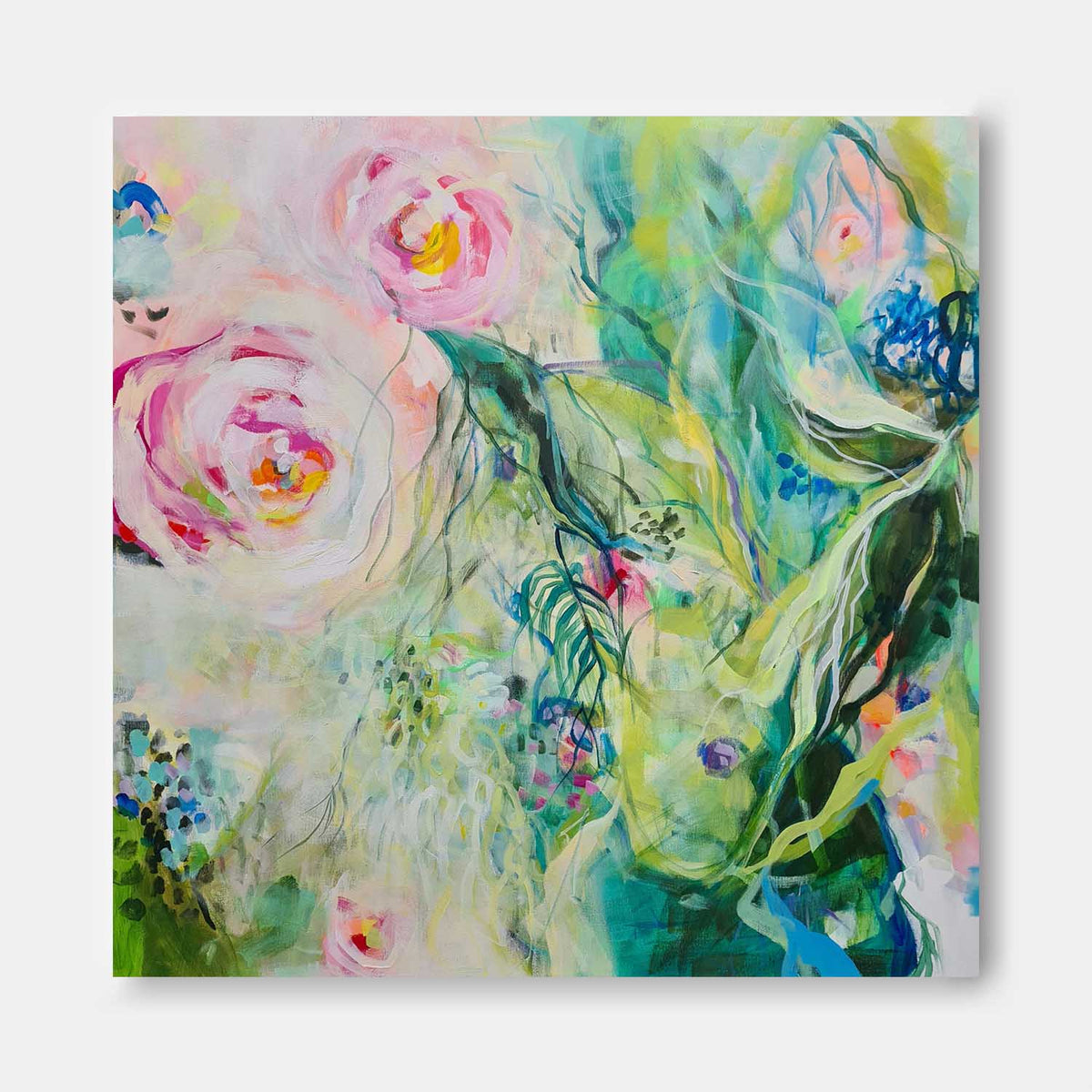 Wall Art Flower Maximalist Lush Botanical