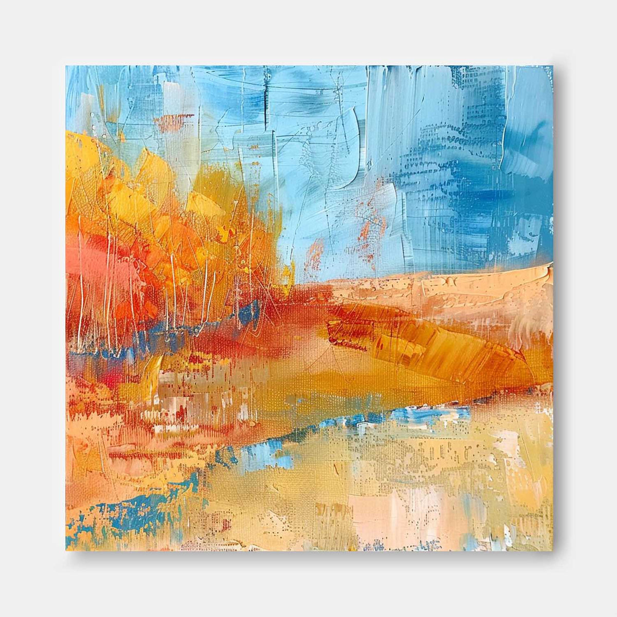 Wall Art Contemporary Abstract Expressionist Autumn