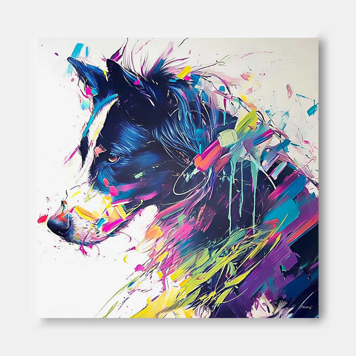 Wall Art Animal Dopamine Vibrant Playful Retro