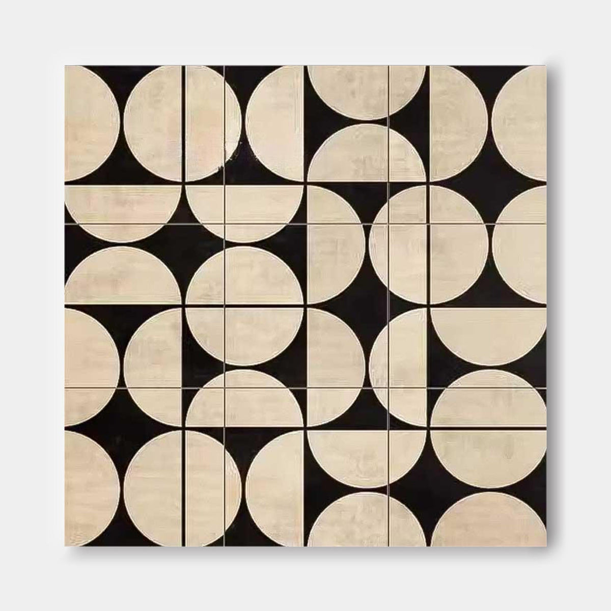 Wall Art Tile Pattern Minimalist Precise Elegant
