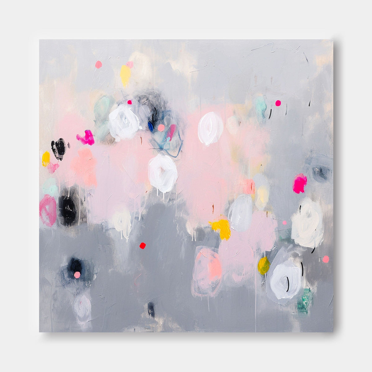Wall Art Expressionist Abstract Organic Colorful