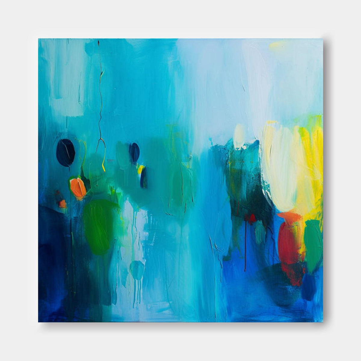 Wall Art Abstract Painterly Raw Scene