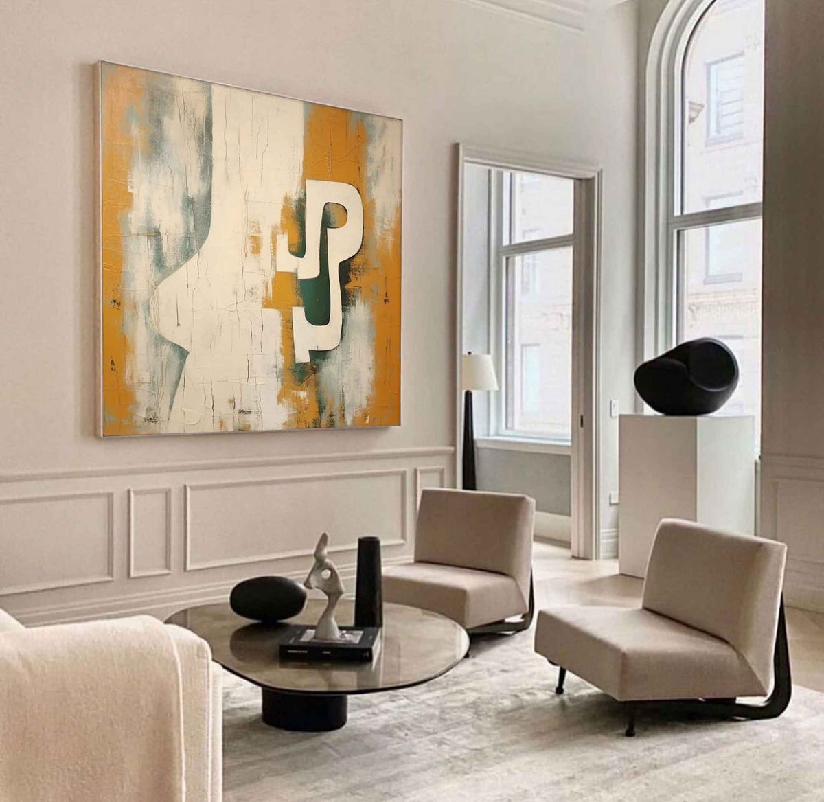 Wall Art Minimalist Gradient Modern Atmosphere