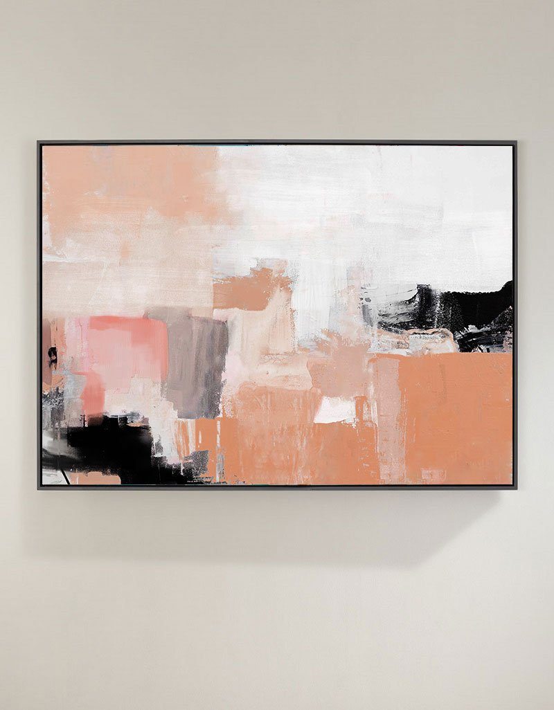 Warm Minimalist Painting Blush