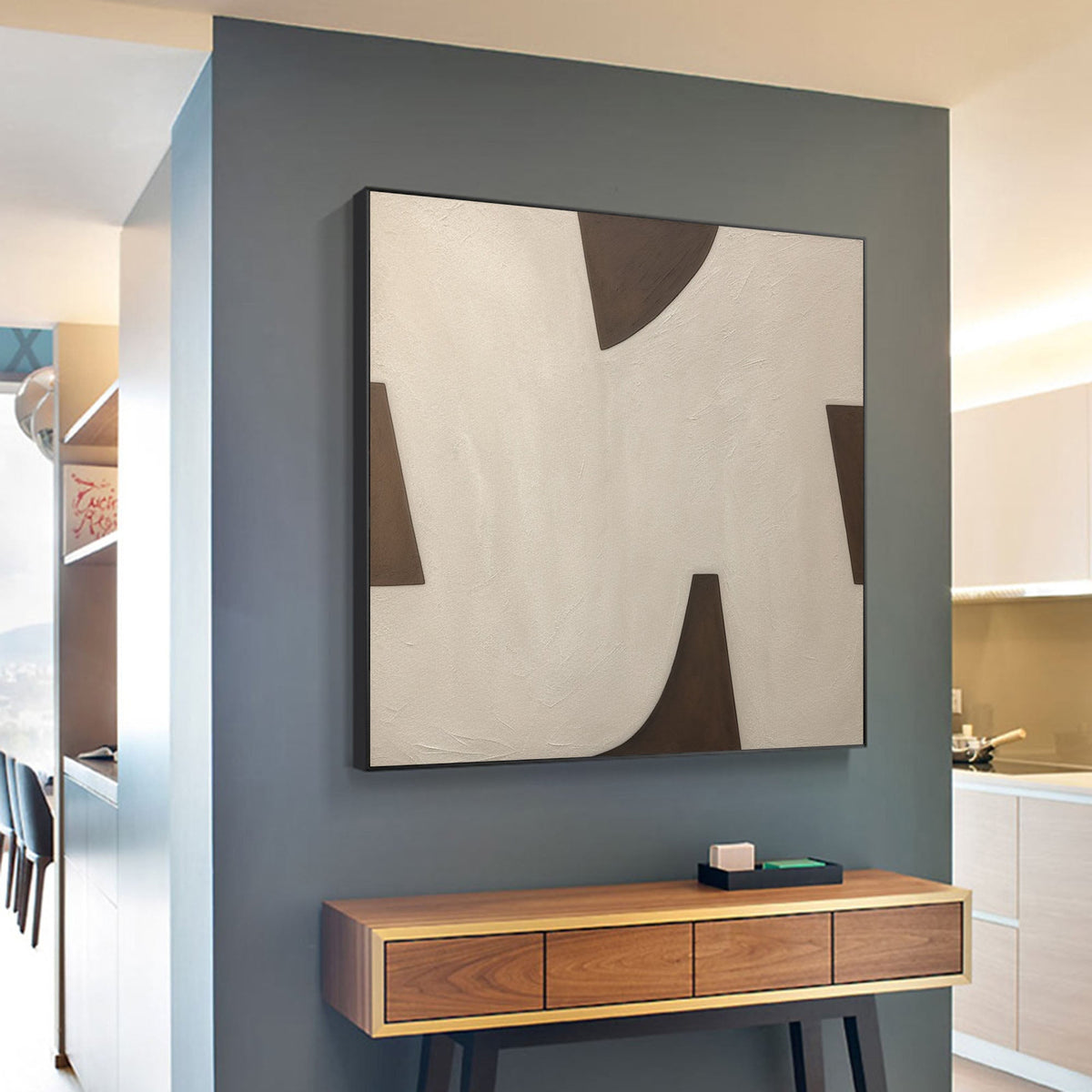 Minimalist Abstract Geometric Painting