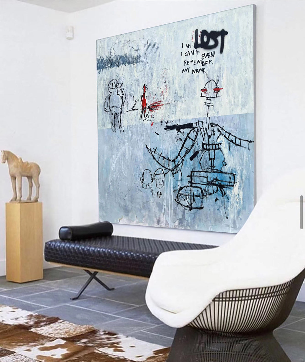 Wall Art Abstract Graffiti Pop Sketchy Bold