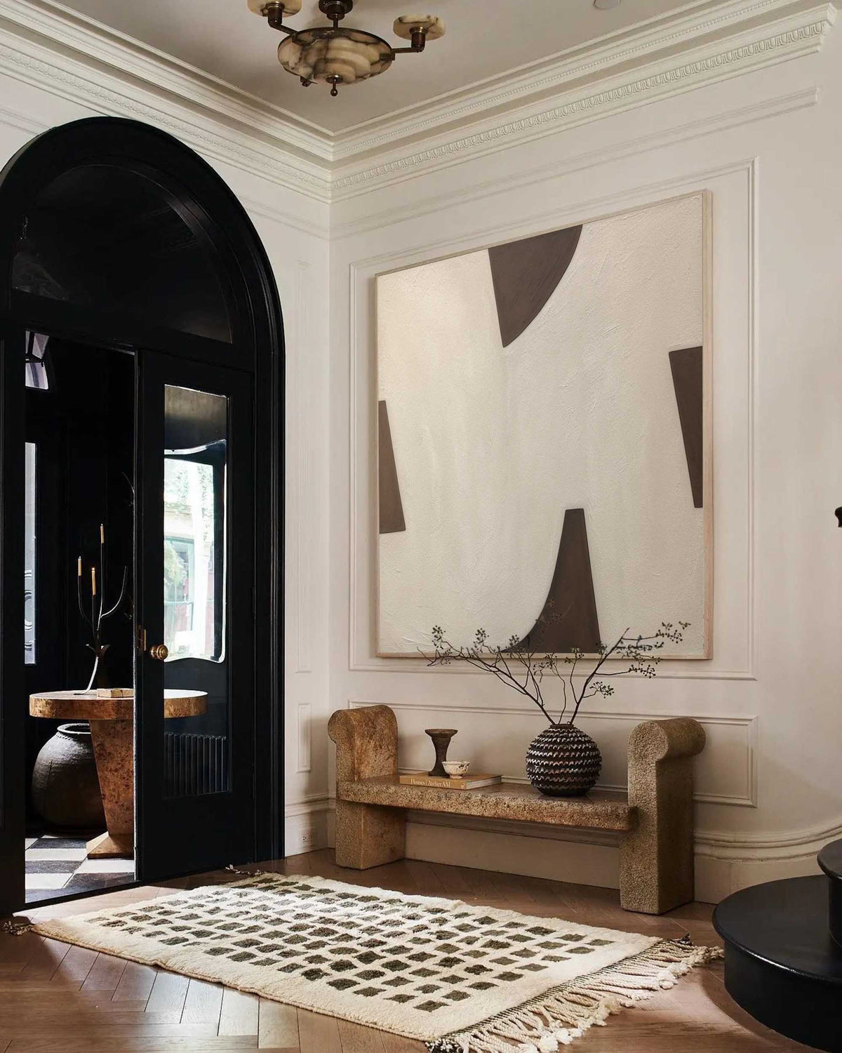 Minimalist Abstract Geometric Painting