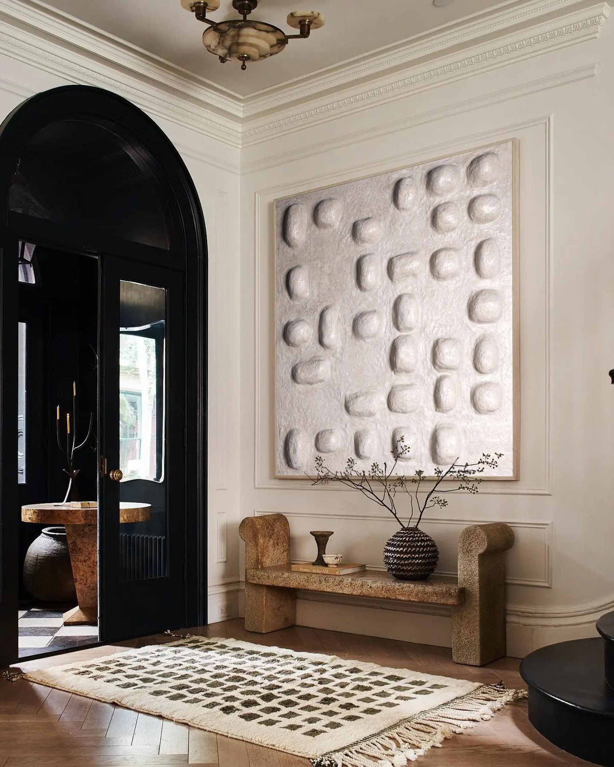 Wabi Sabi 3D Granular Texture Wall Art Minimalist Decor