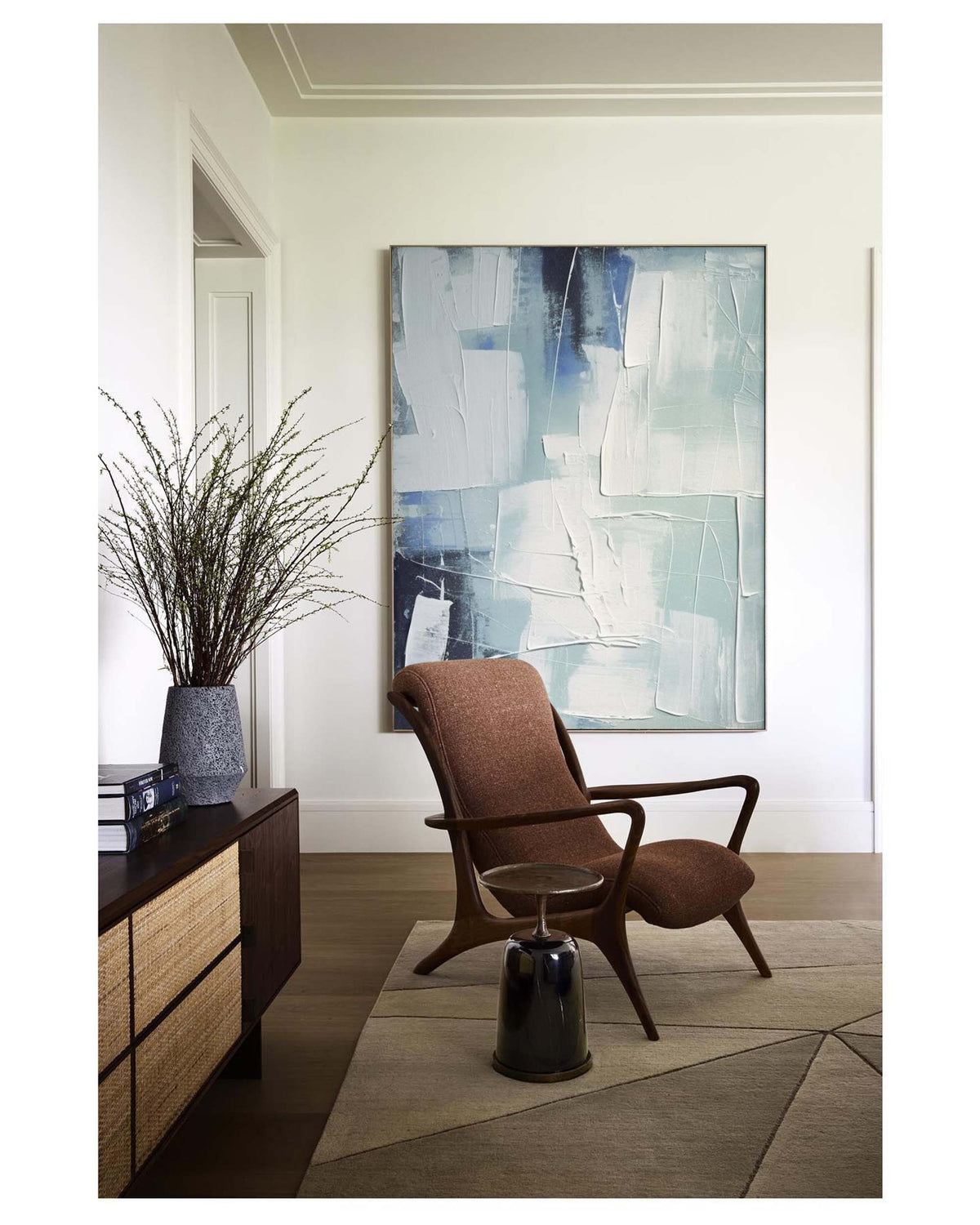 Coastal Abstract 3D Impasto Painting