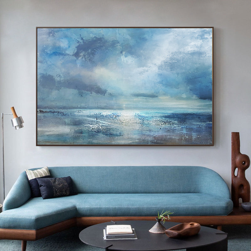 Luminous Seascape Painting Horizontal