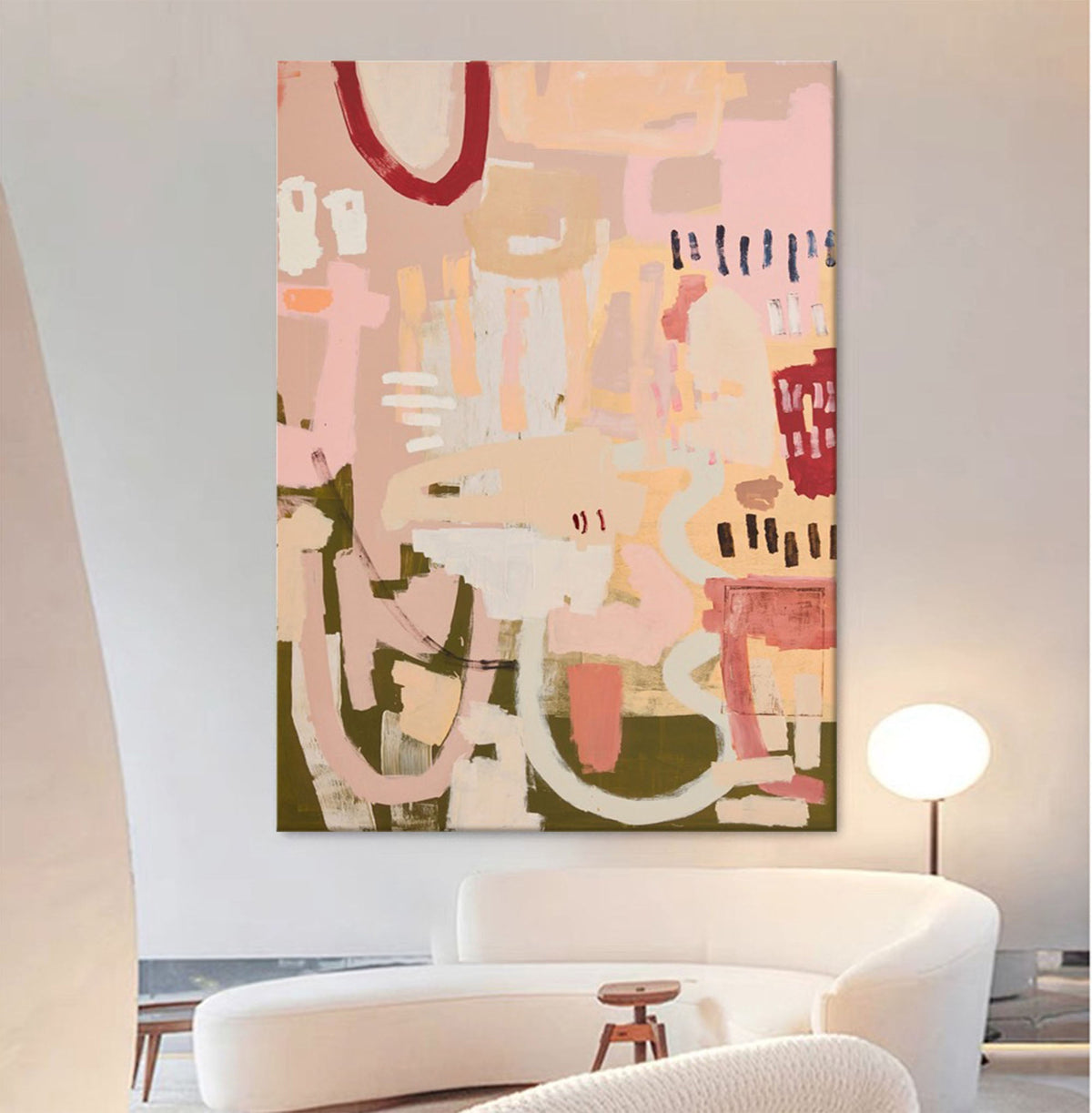 Wall Art Abstract Impressionist Fresh Romantic