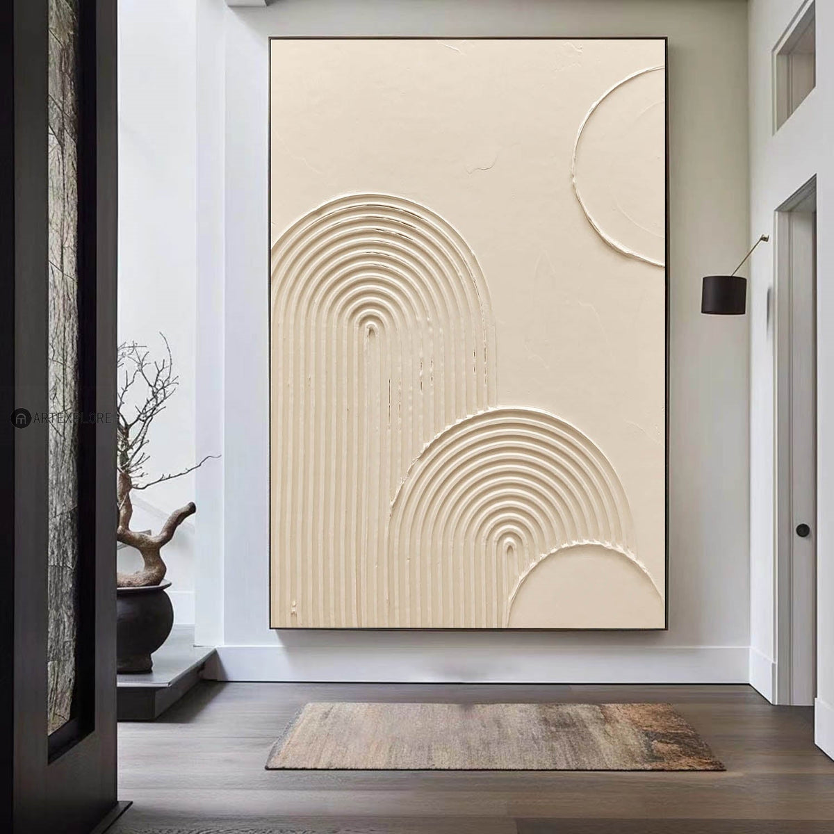 Concentric Flow Minimalist Wall Art