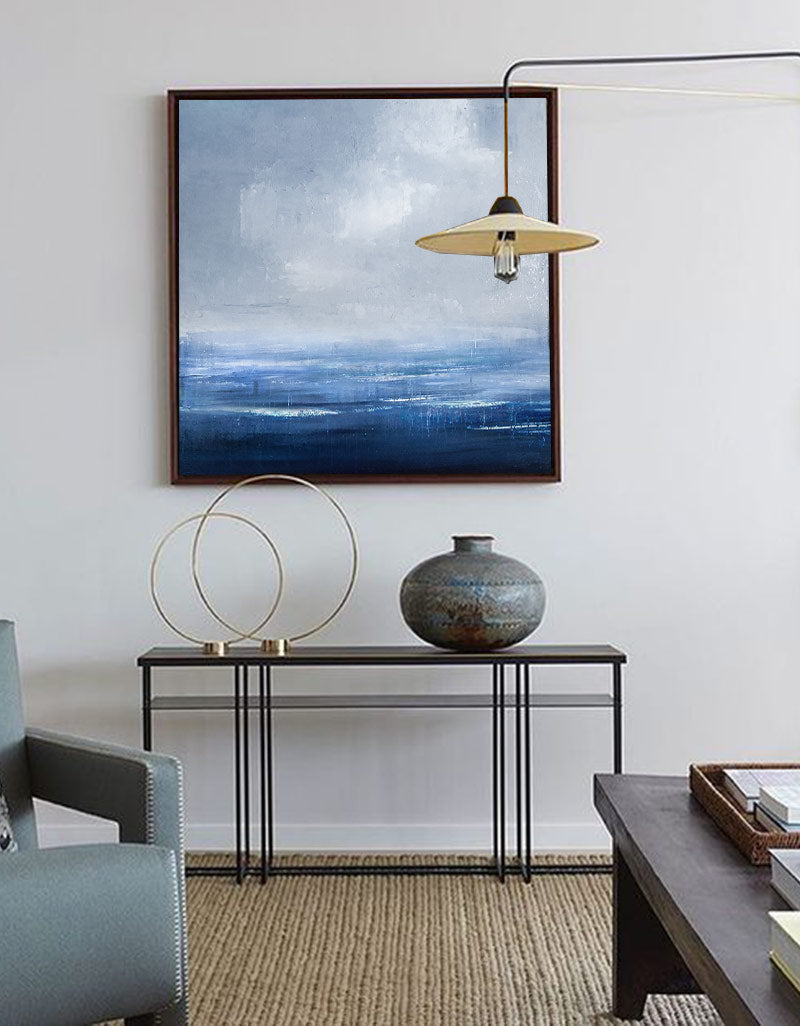 Blue Ocean Abstract Art