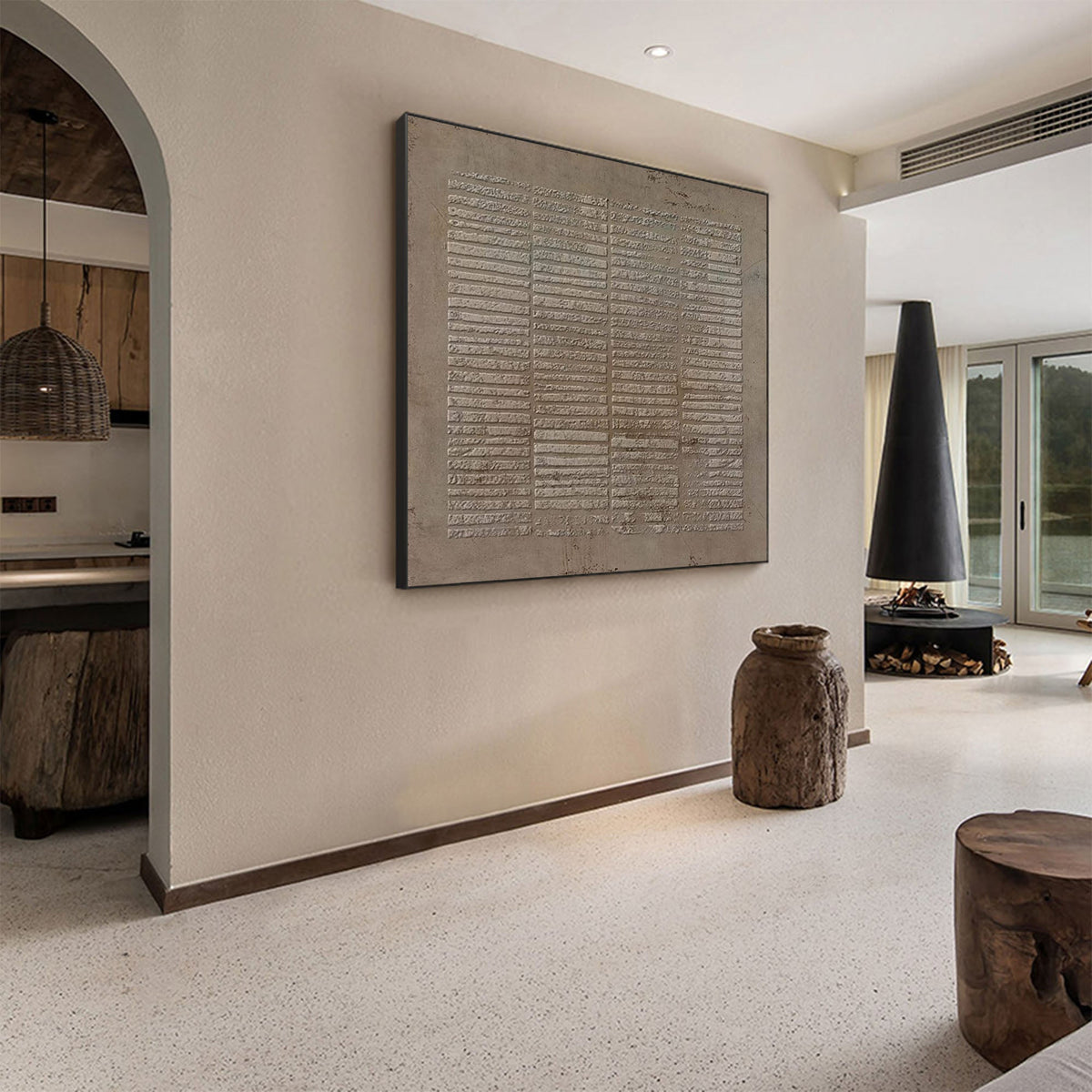Wabi-Sabi Wall Art TX012 - Neutralighting