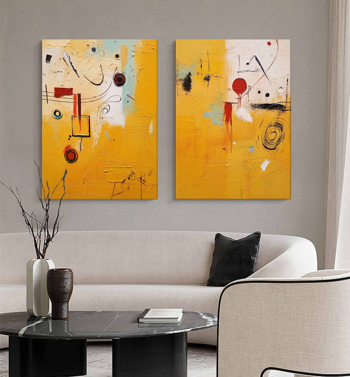 Abstract Canvas Art #AB146
