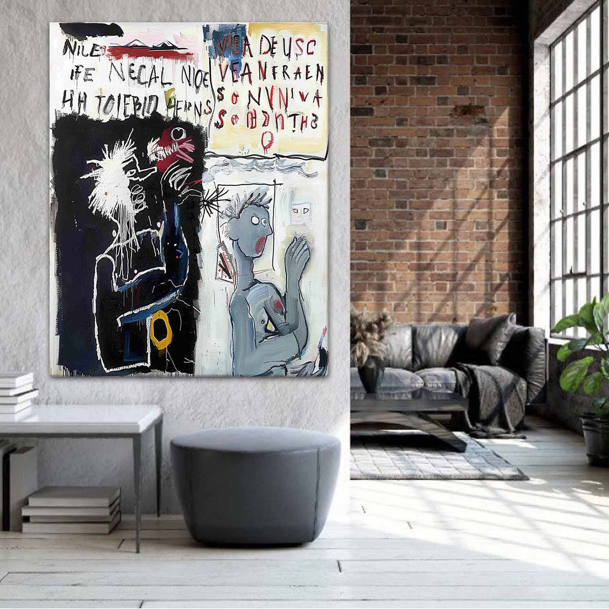 Wall Art Raw Graffiti Basquiat Neo