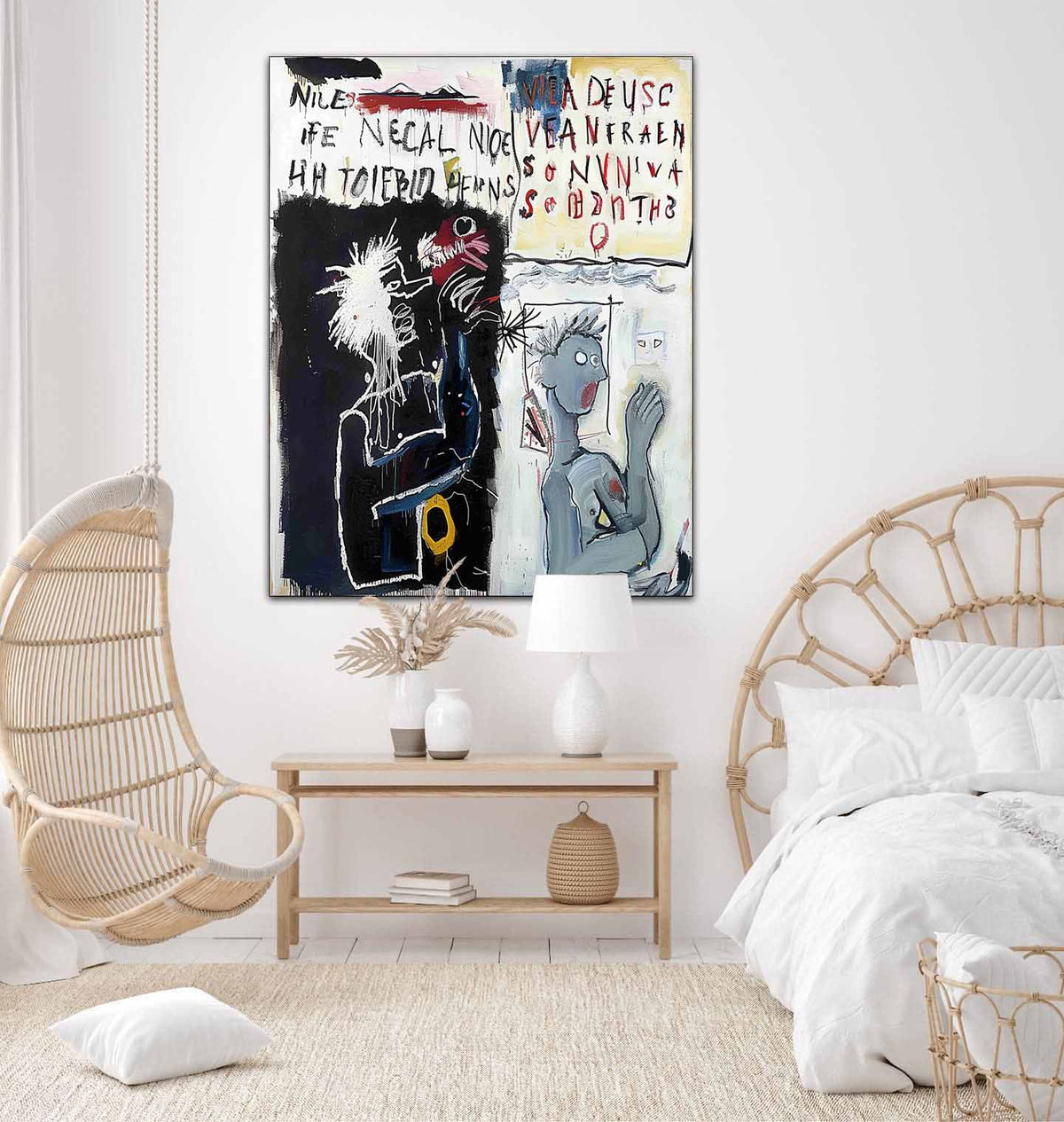 Wall Art Raw Graffiti Basquiat Neo