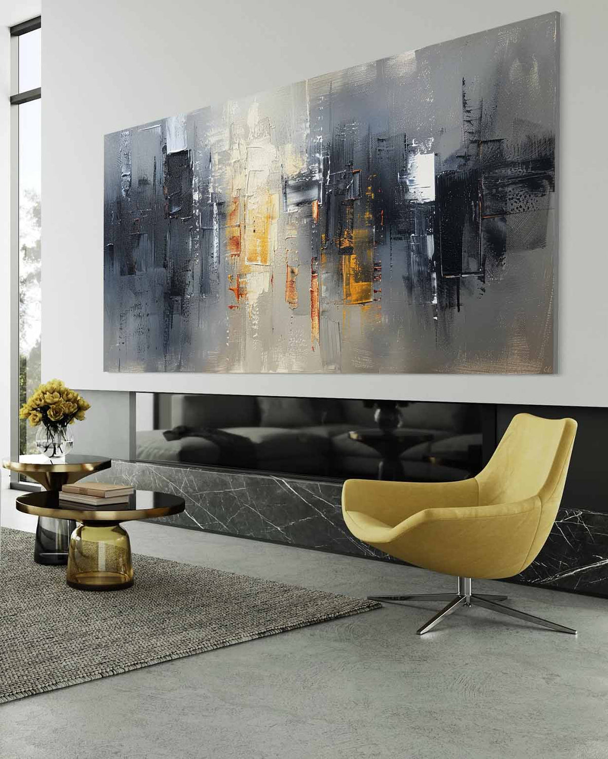 Wall Art Atmospheric Colorful Urban
