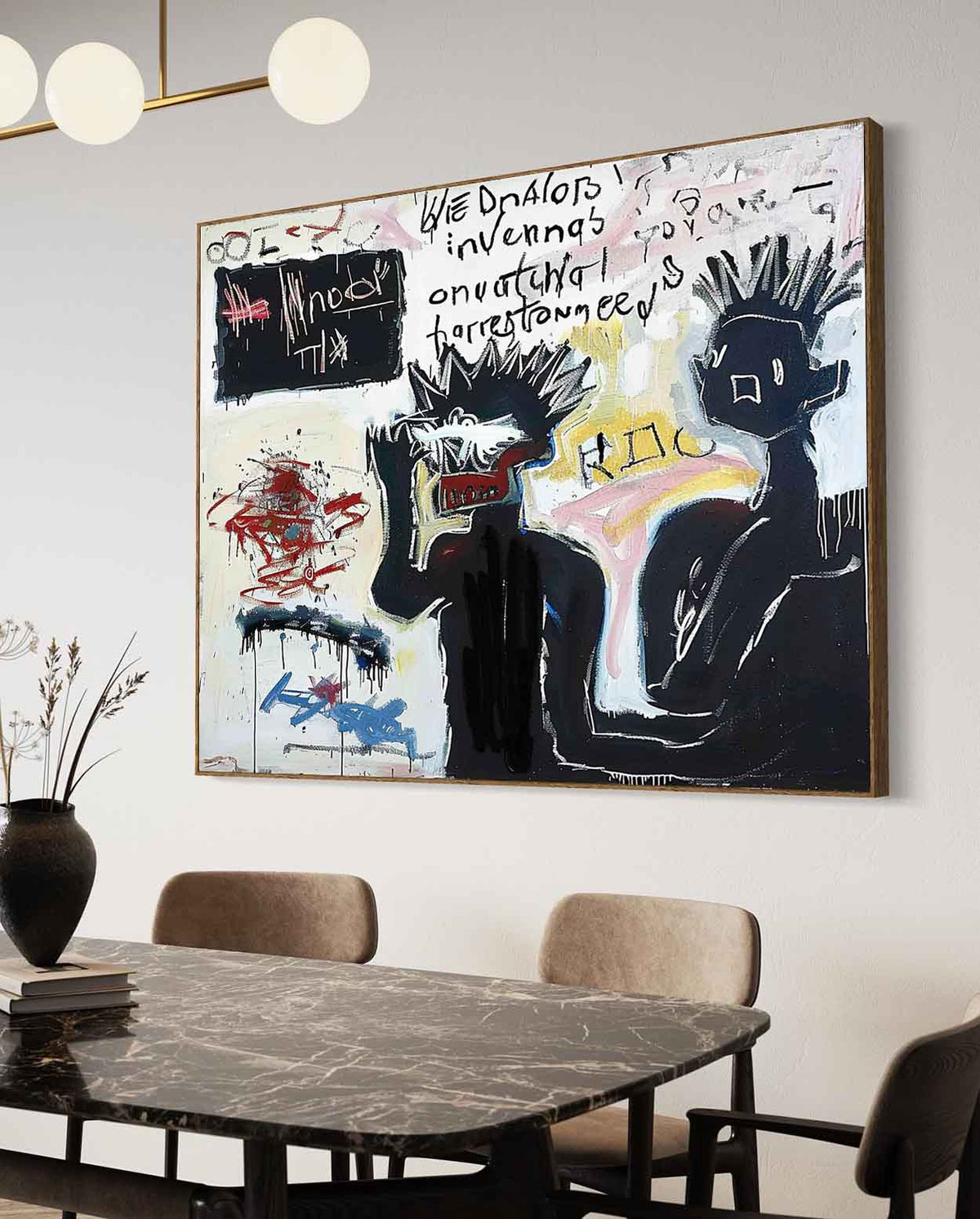 Wall Art Raw Graffiti Basquiat