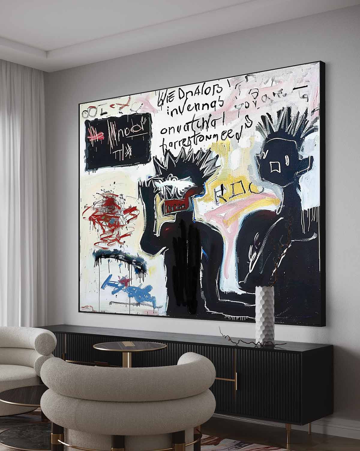 Wall Art Raw Graffiti Basquiat