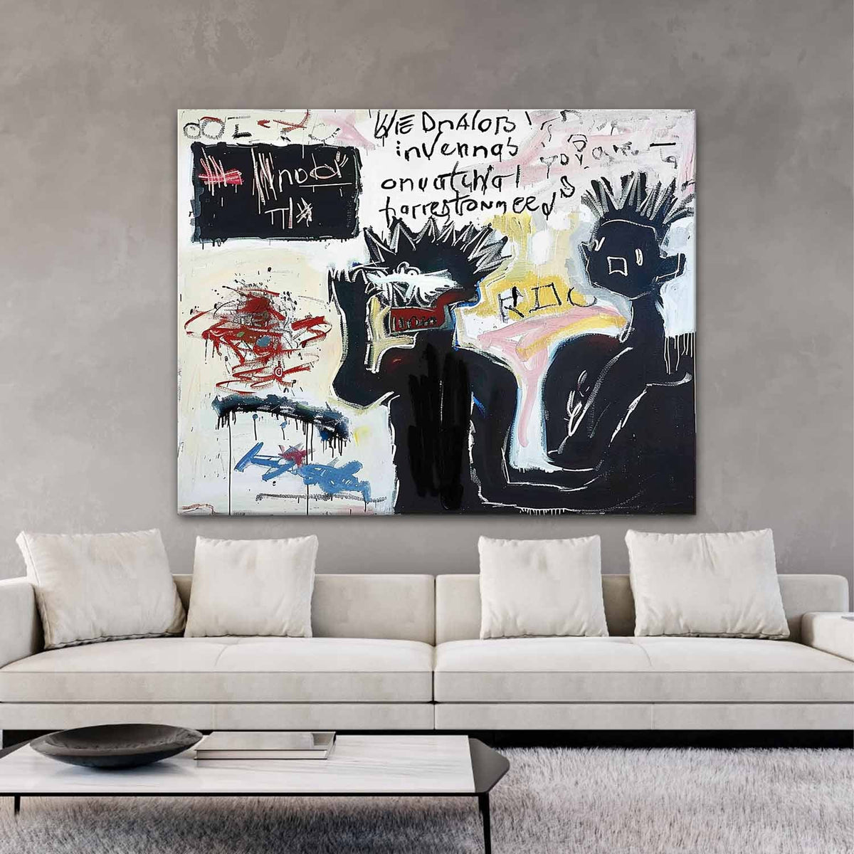 Wall Art Raw Graffiti Basquiat