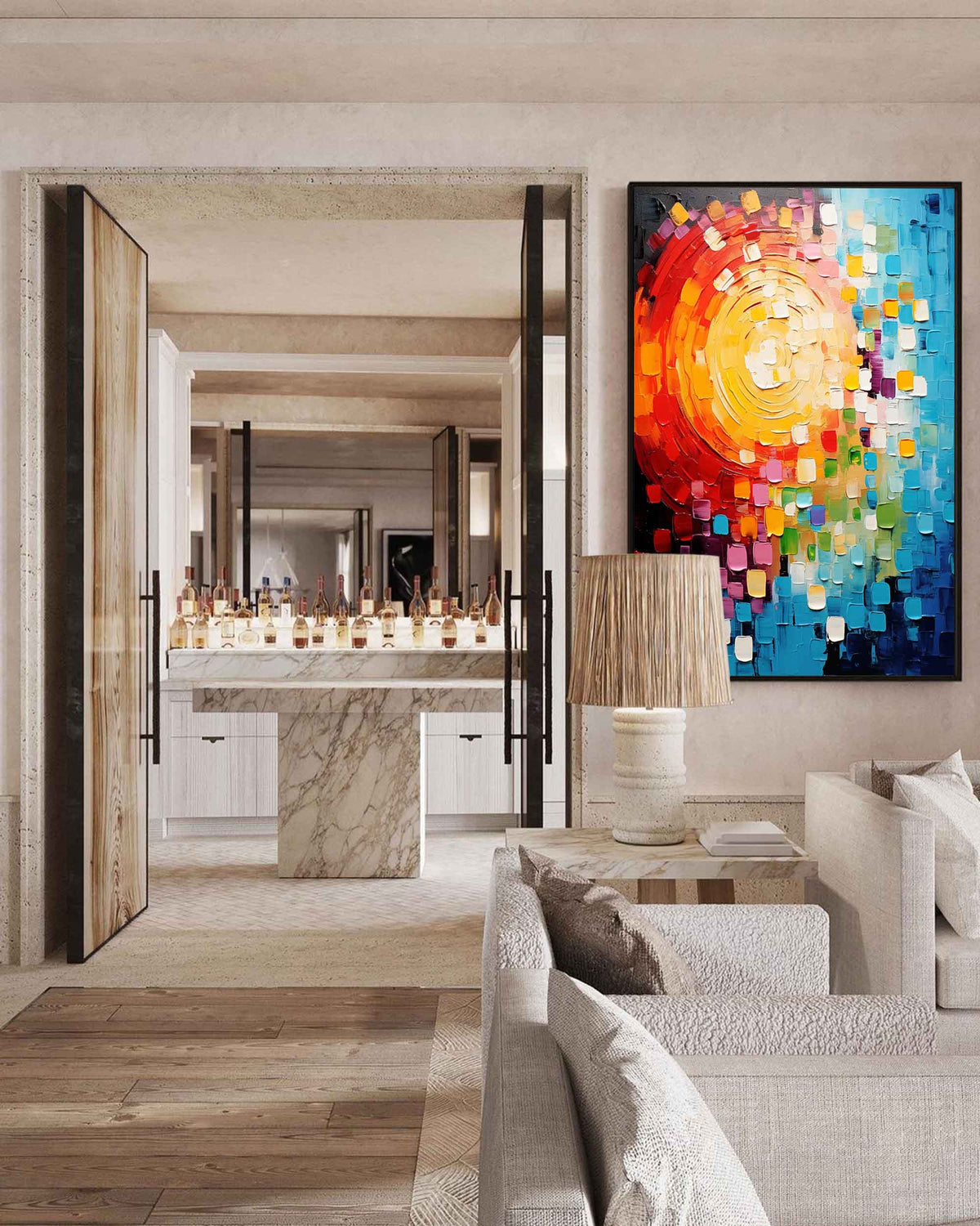 Wall Art Abstract Geometric Modern