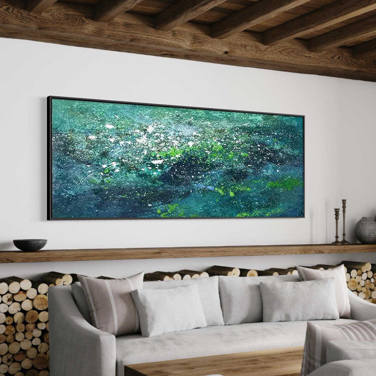 Wall Art Abstract Gradient Energetic Modern