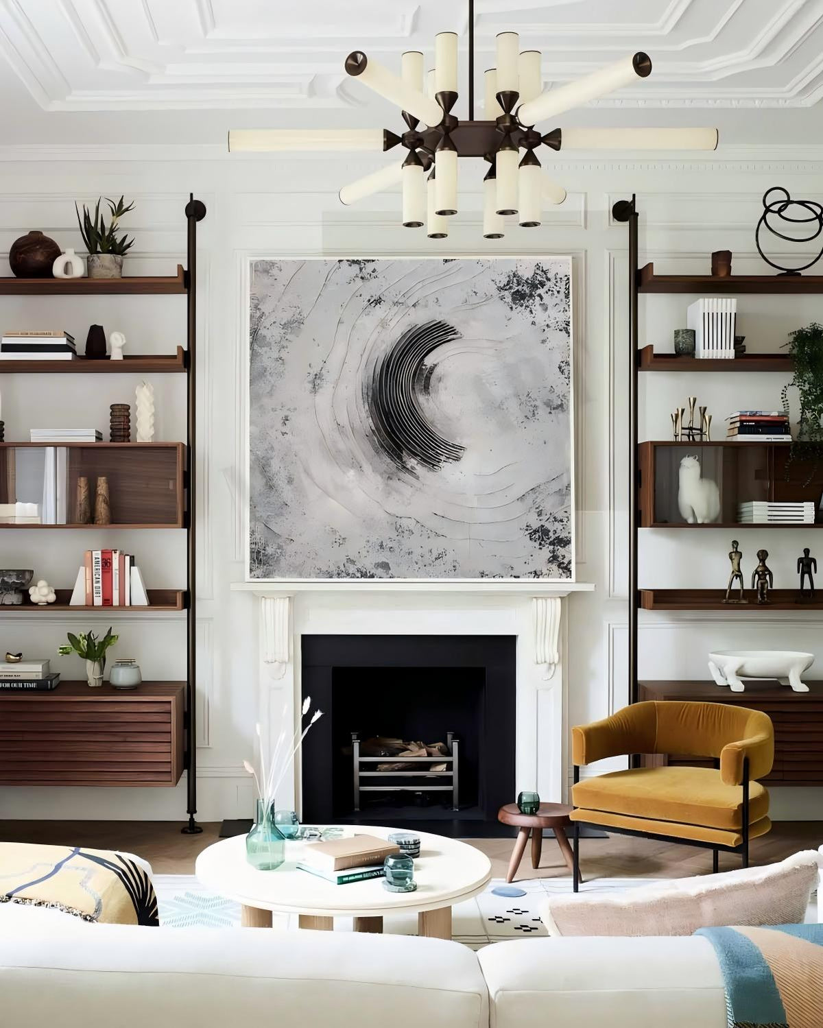 Wall Art 3D Concentric Circle Painting