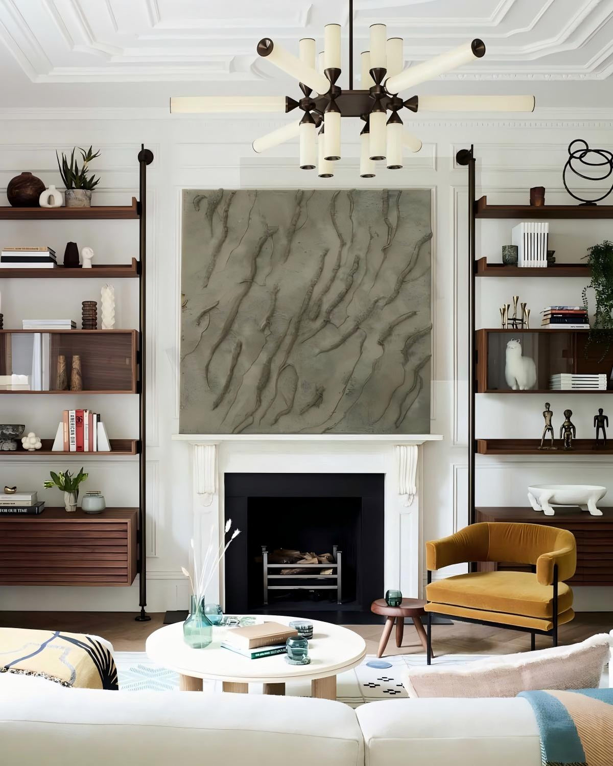 Wall Art Square 3D Texture Oil Painting